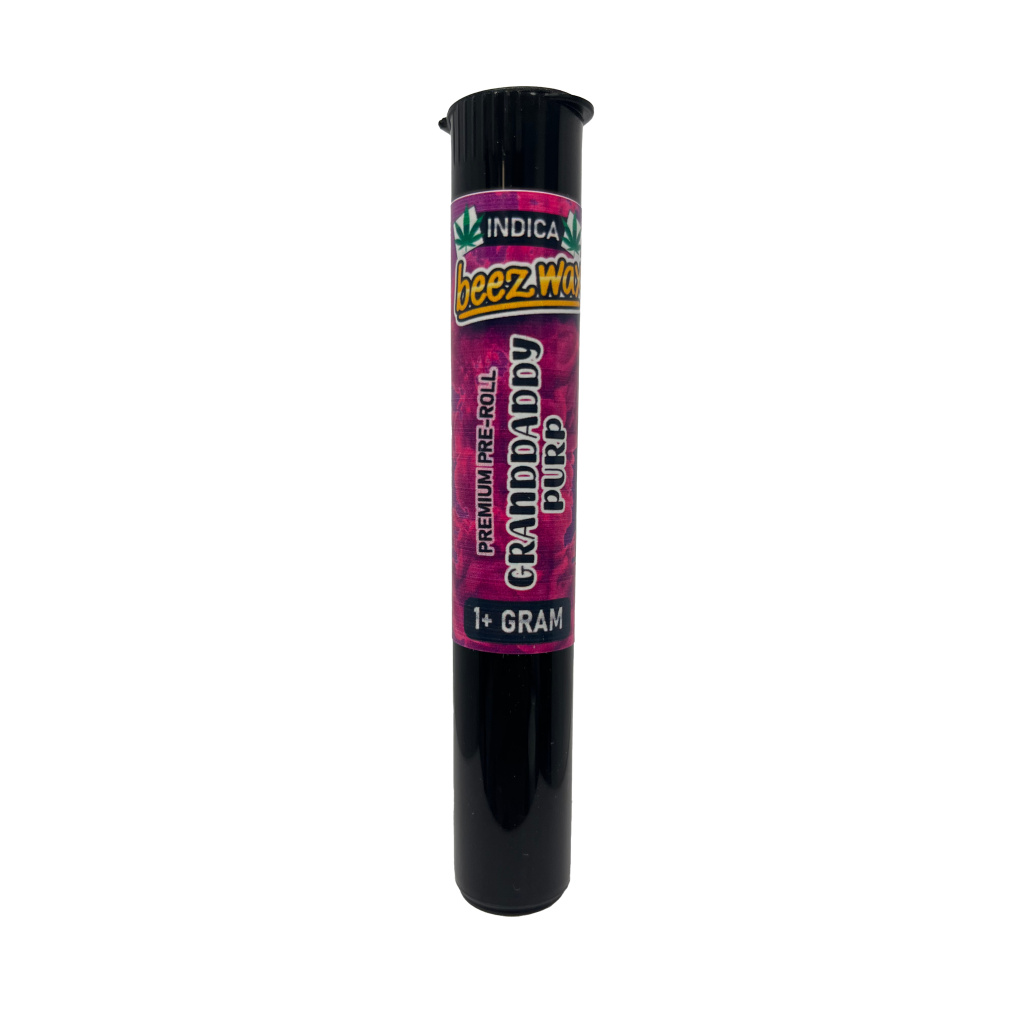 Beezwax : 1 Gram Pre-Roll Granddaddy Purp - Kooka LLC