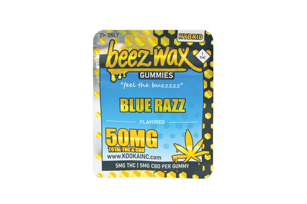 Beez-Wax-Blue-Raz-THC-Gummies Kooka | Beez Wax Blue Raz THC Gummies