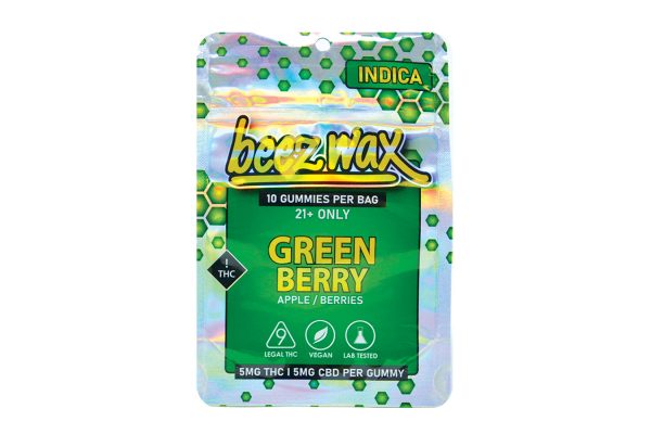 Beez-Wax-Green-Berry-Hybred-Indica-THC-Gummies Beez-Wax-Green-Berry-Hybred-Indica-THC-Gummies