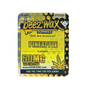 Beez-Wax-Hybred-Pineapple-THC-Gummies-Front