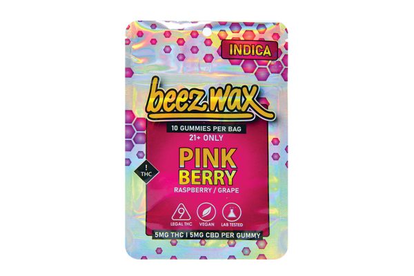 Beez-Wax-Pink-Berry-Indica-THC-Gummies Beez-Wax-Pink-Berry-Indica-THC-Gummies