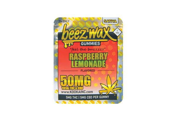 Beez-Wax-Raspberry-Lemonade-Sativa-THC-Gummies-Front Beez-Wax-Raspberry-Lemonade-Sativa-THC-Gummies-Front