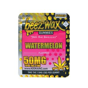 Beez-Wax-Watermelon-Hybred-THC-Gummies-Front