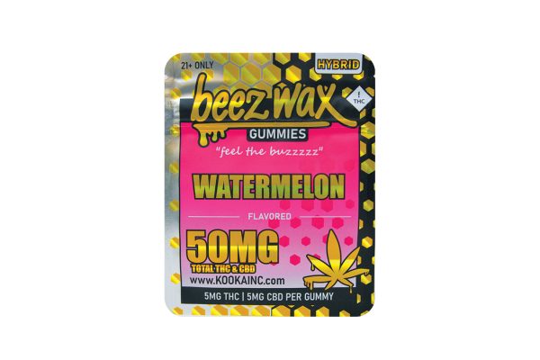 Beez-Wax-Watermelon-Hybred-THC-Gummies-Front