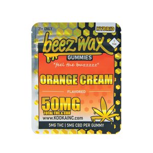 Beezwax-Orange-Cream-Hybred THC-Gummies-Front