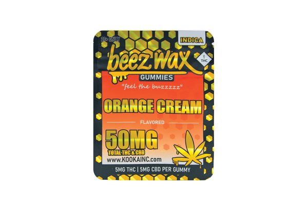 Beezwax-Orange-Cream-IndicaTHC-Gummies-Front Beezwax-Orange-Cream-IndicaTHC-Gummies-Front
