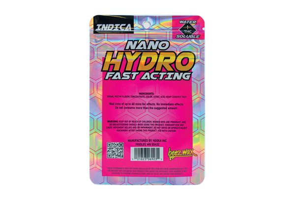 Nano-Hydro-Indica-Fairy-Dust-Back Beez Wax Nano-Hydro-Fairy-Dust-THC-Gummies